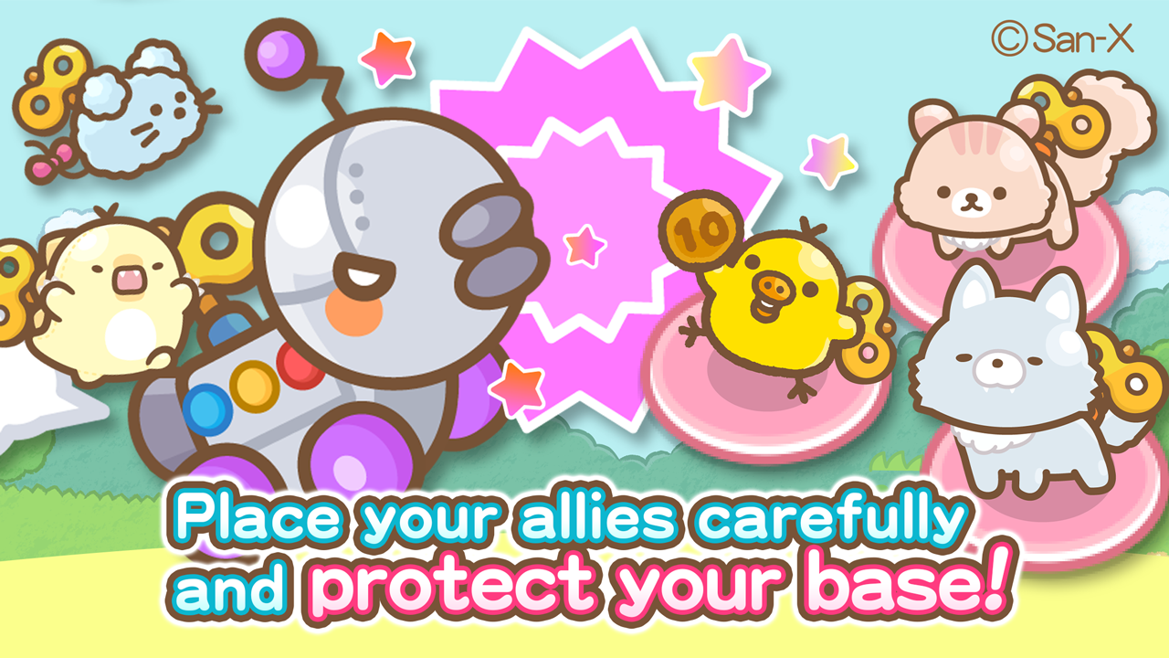 Korilakkuma Tower Defense TD Game Screenshot