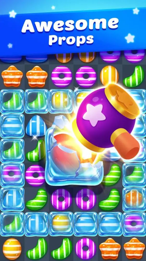 Screenshot of Sweet Candy Mania - Match 3 Puzzle Free Games