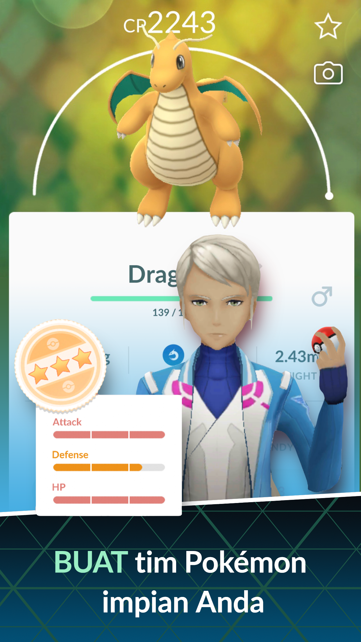 Cuplikan Layar Game Pokémon GO