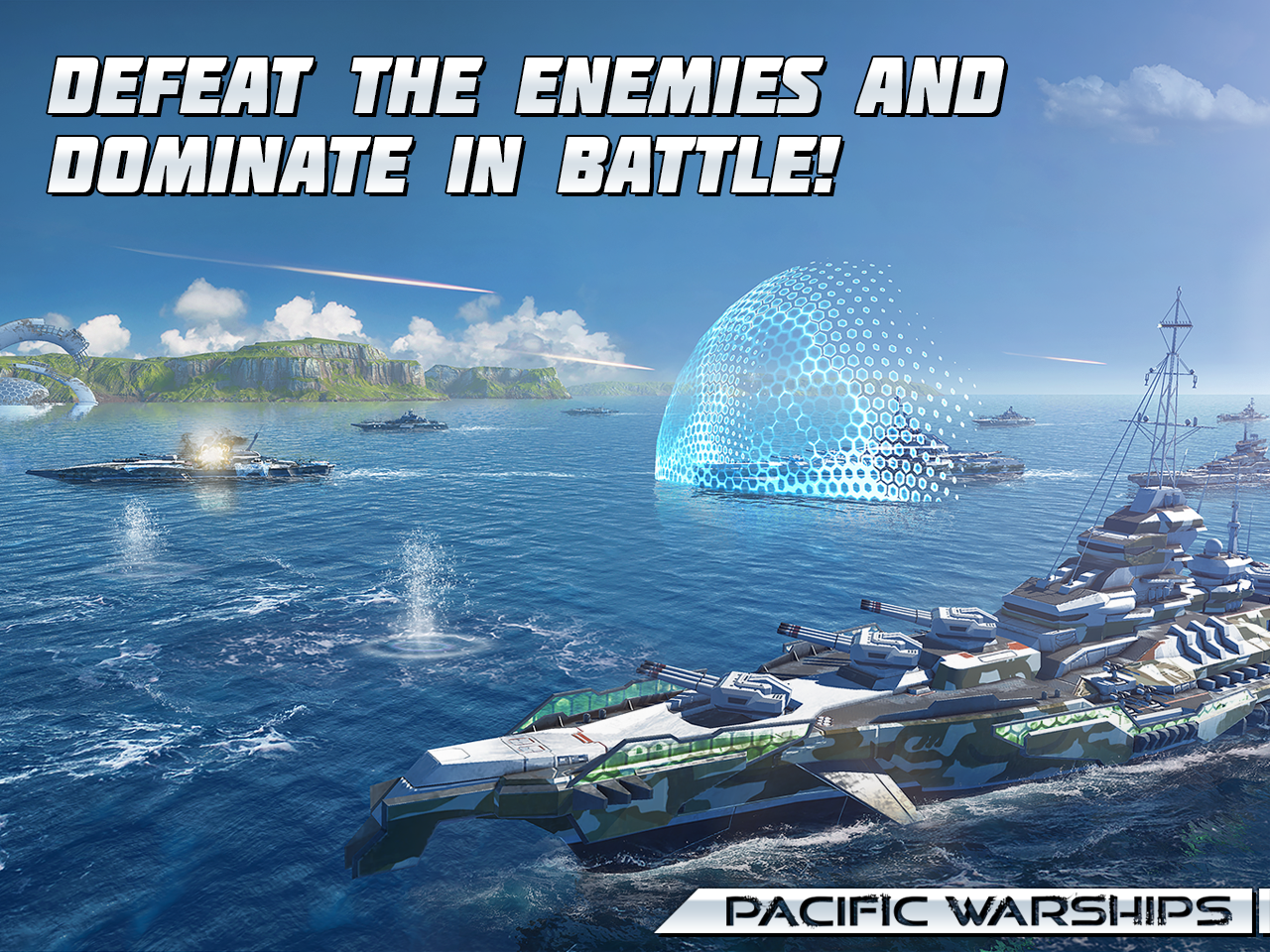 Pacific Warships: Naval PvP Game Screenshot