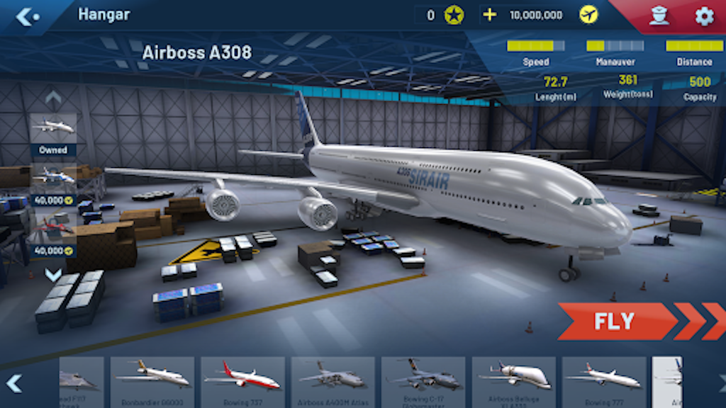 Flight Simulator : Plane Game Game Screenshot