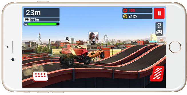 Screenshot of Monster Truck Hill Climb