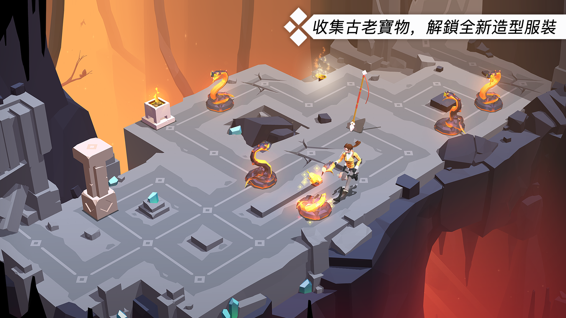 Lara Croft GO 遊戲截圖