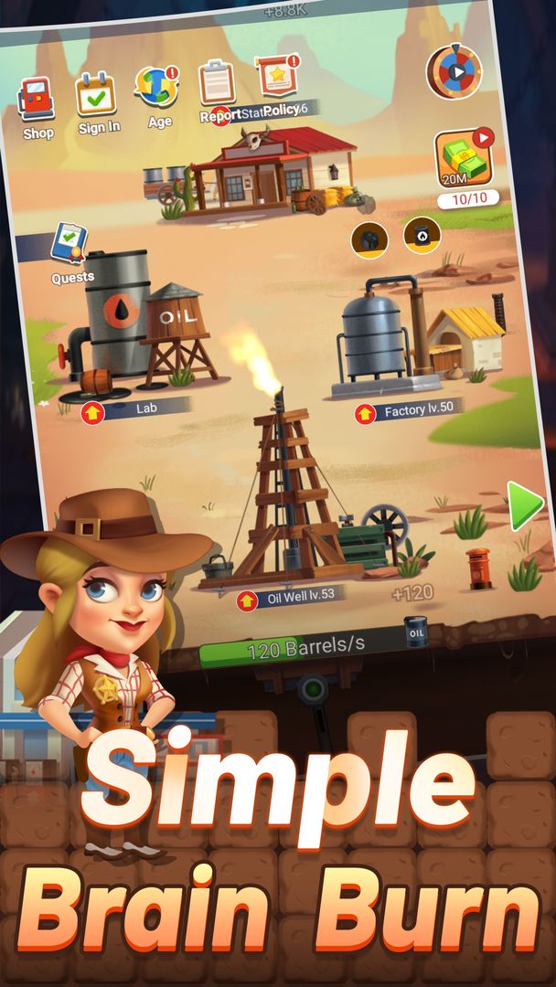 Idle Oil Capitalist screenshot game