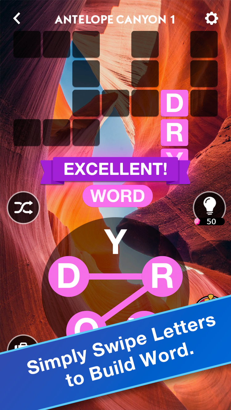 Cuplikan Layar Game Word Connect Puzzle - Word Travel