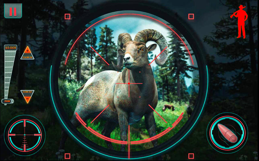 Tiger Animal Hunting Games FPS Game Screenshot