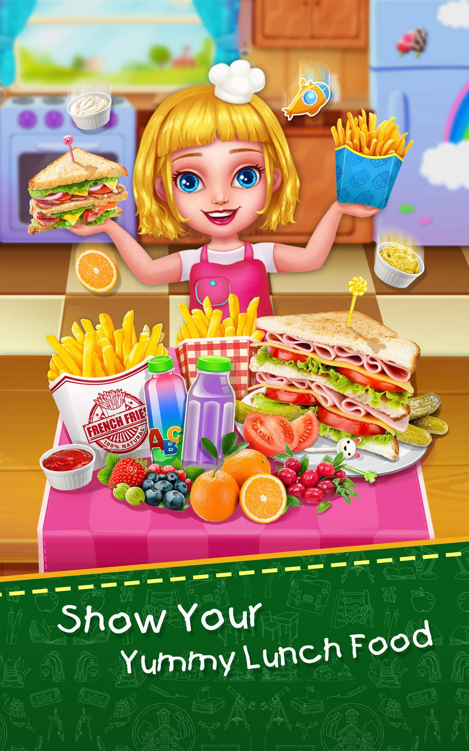 School Lunch Food Maker 2 遊戲截圖
