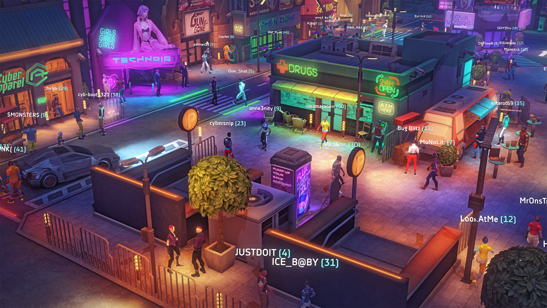 Cyberika: Action Cyberpunk RPG Game Screenshot