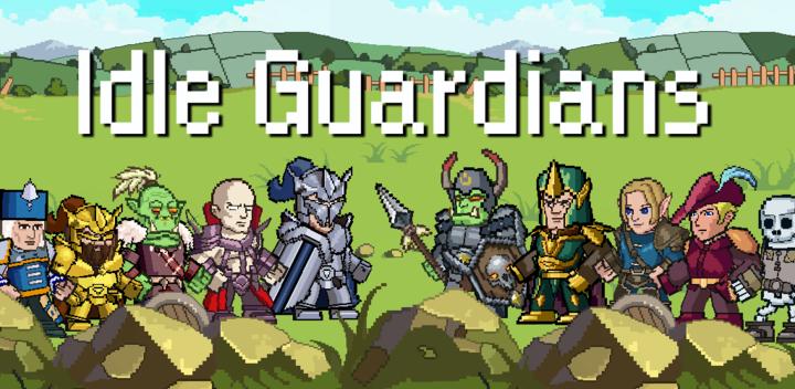 Banner of Idle Guardians: juegos de rol inactivos sin conexión 