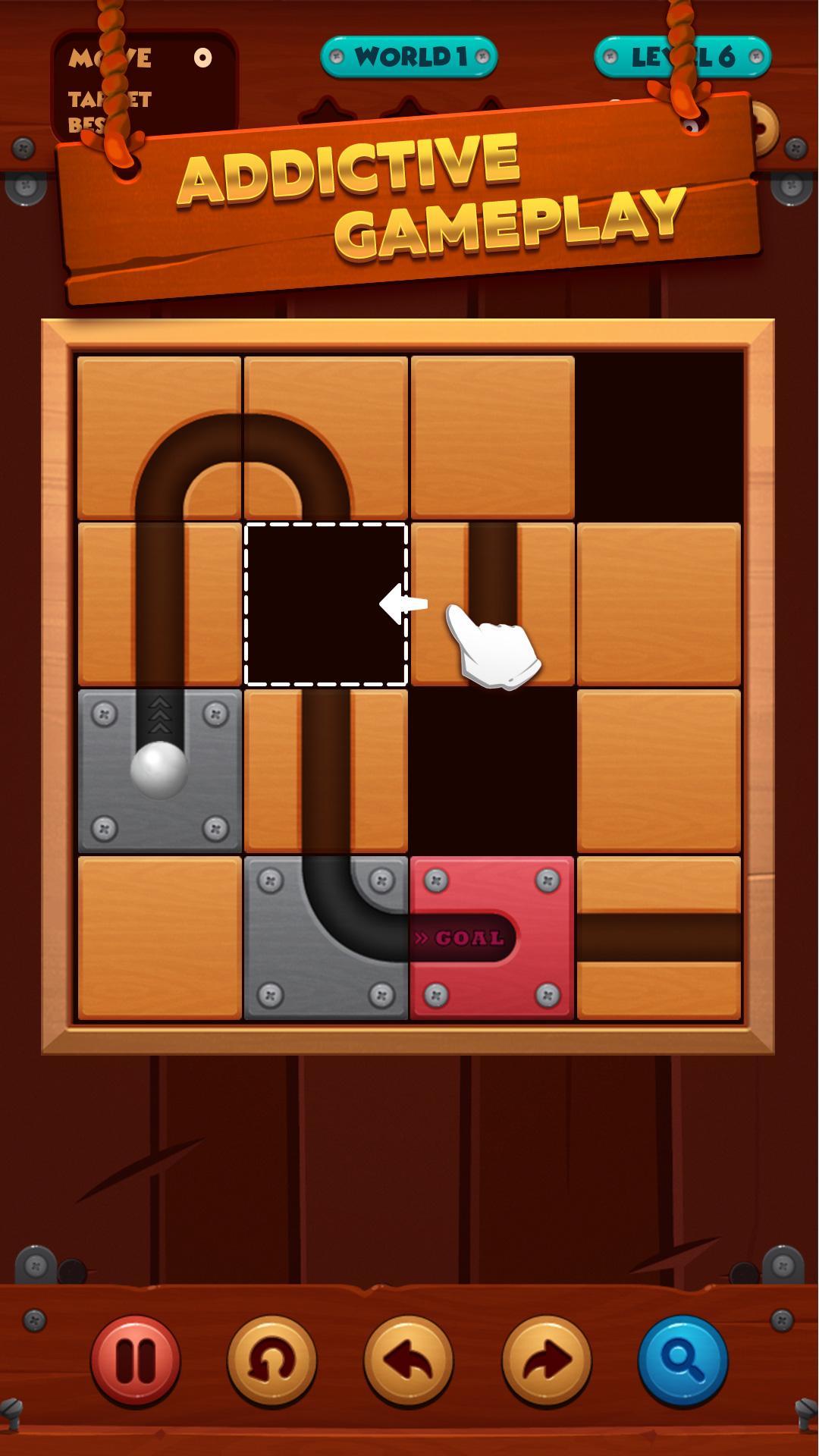 Unroll Ball 게임 스크린샷