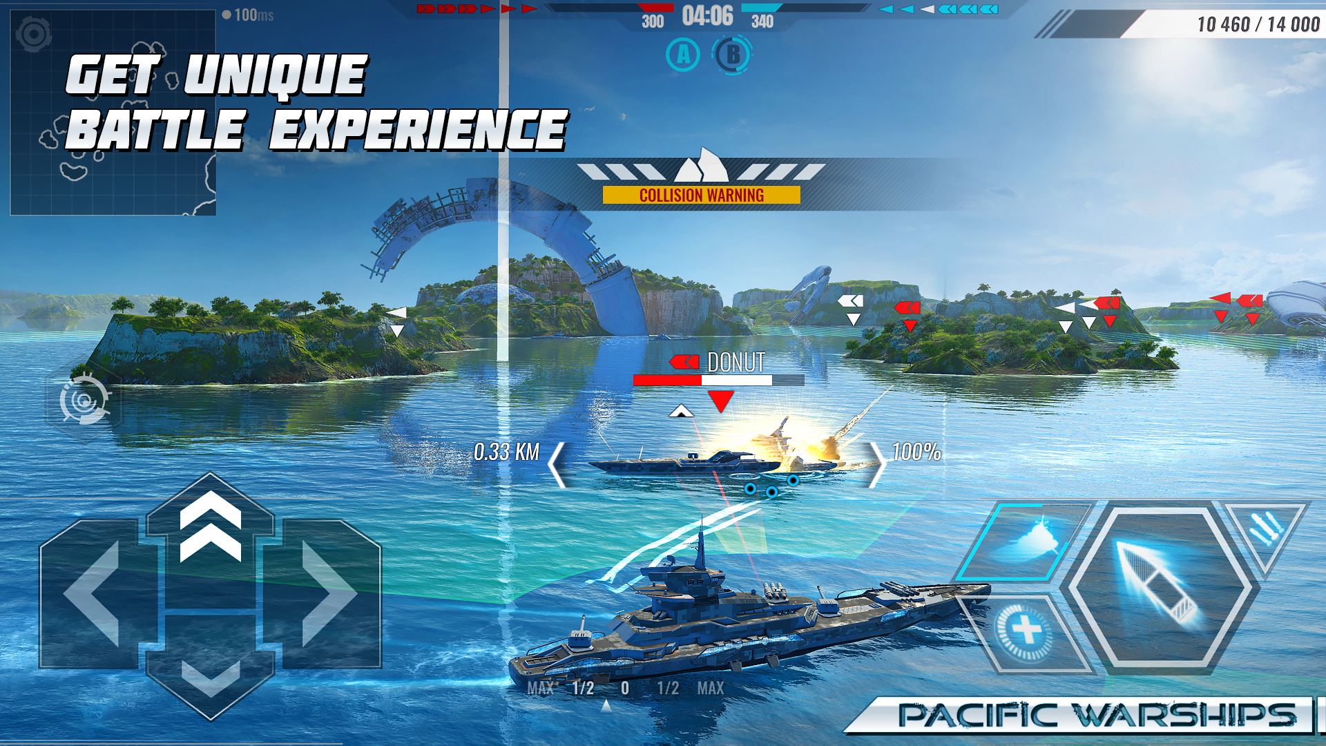Pacific Warships: Naval PvP Game Screenshot