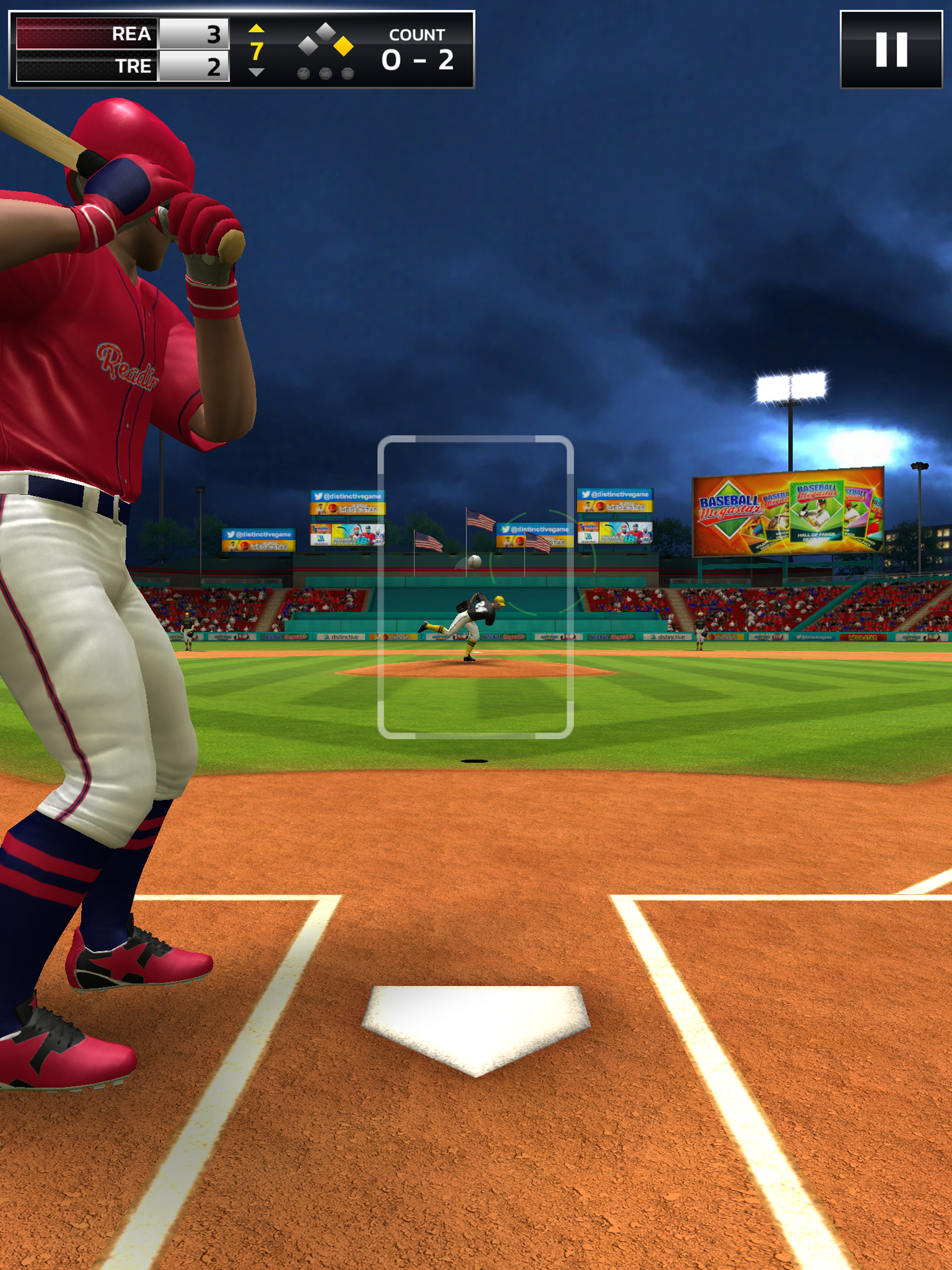 Baseball Megastar Game Screenshot