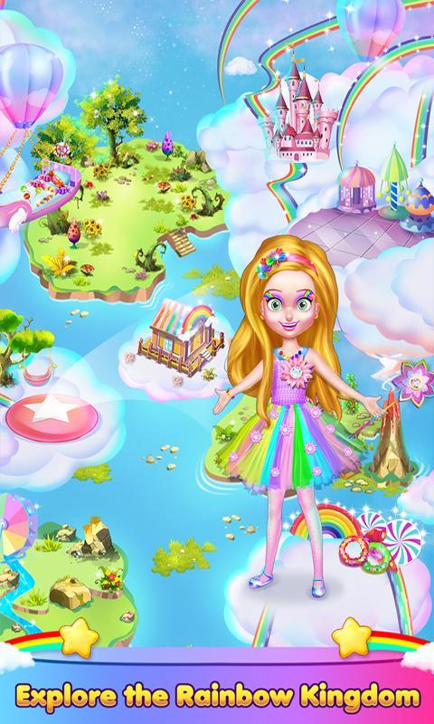 Rainbow Princess Magic Kingdom Game Screenshot