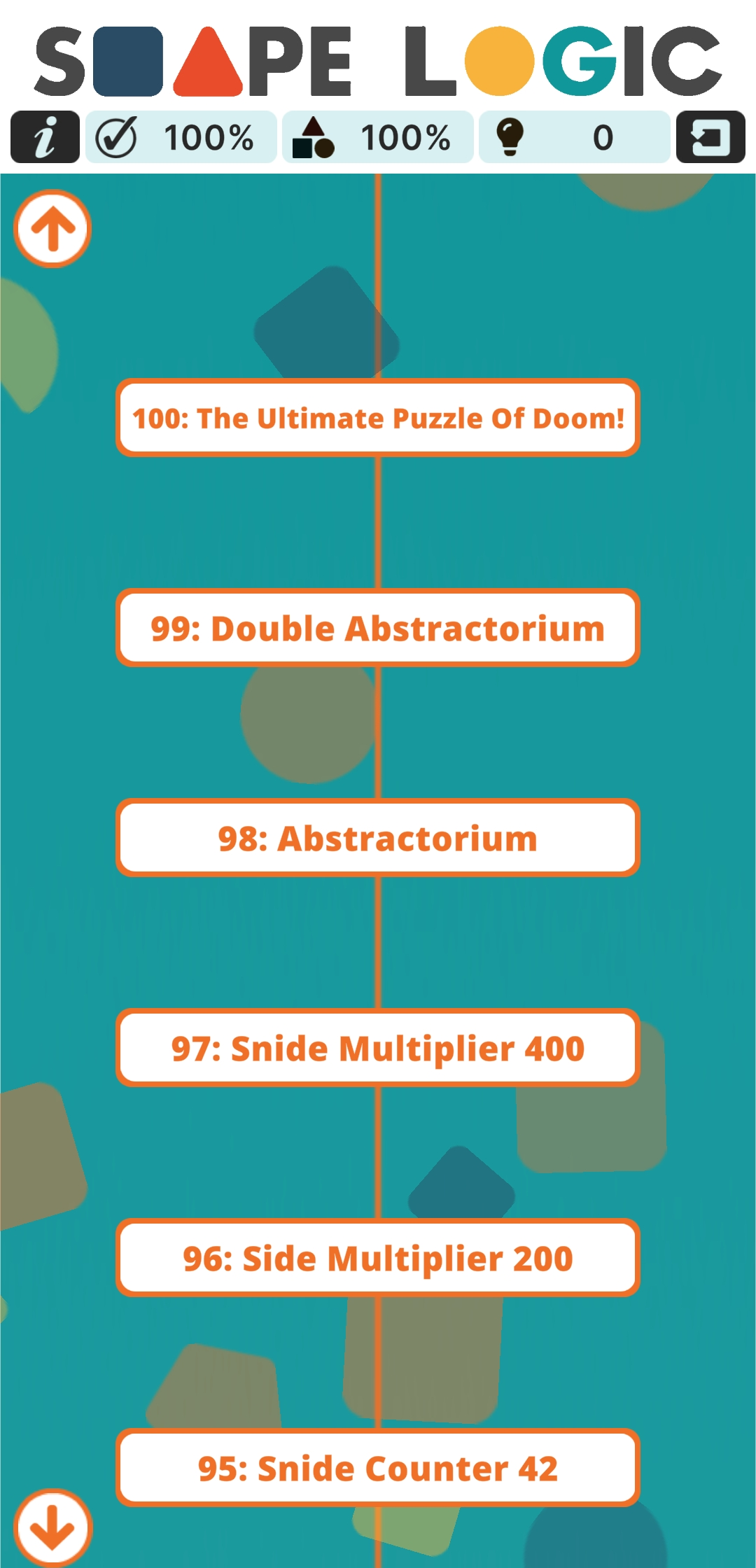 Скриншот игры Shape Logic