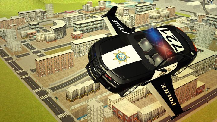 Screenshot 1 of Flying Police car 3d simulator 1.6
