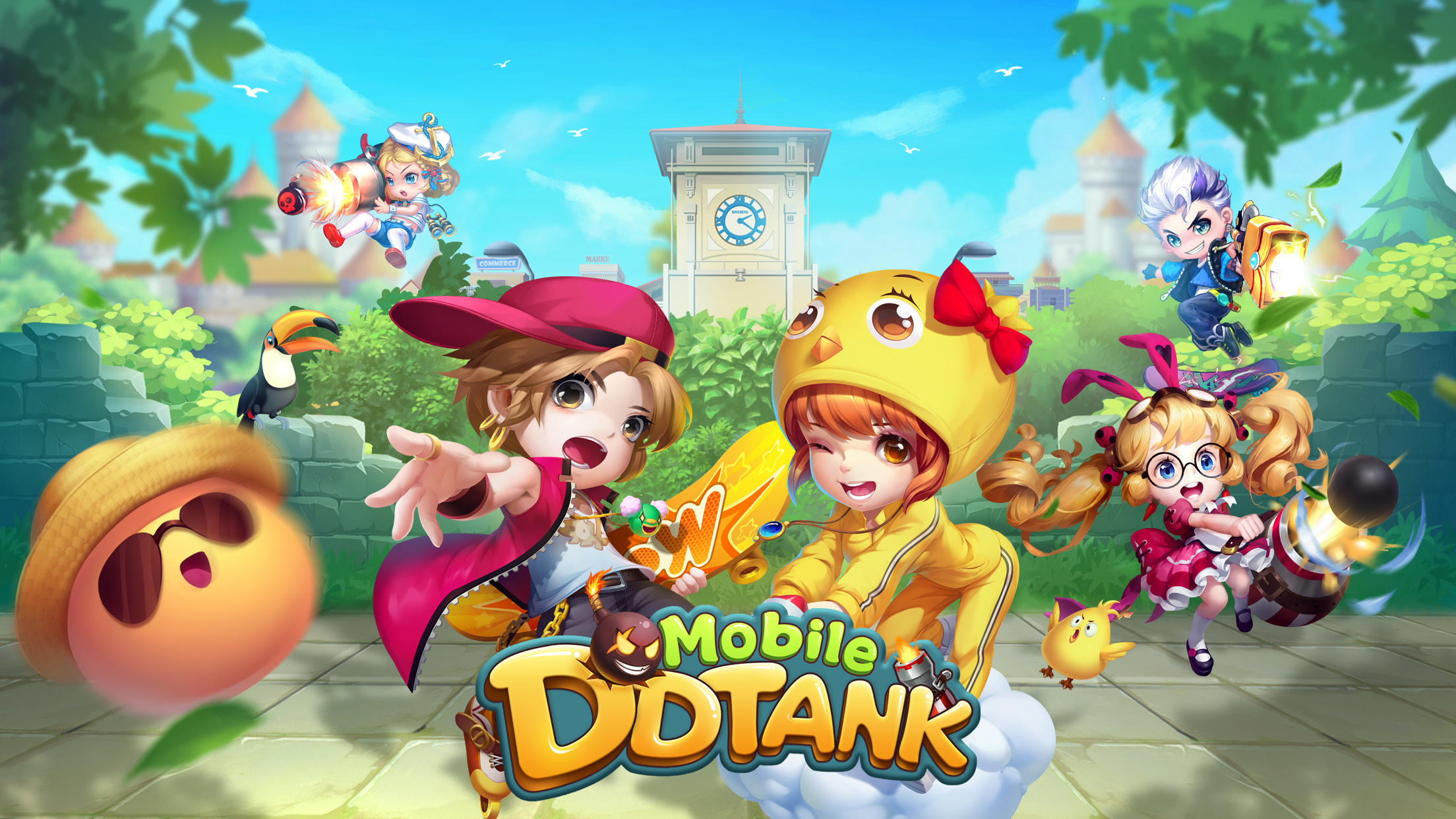DDTank Mobile Game Screenshot