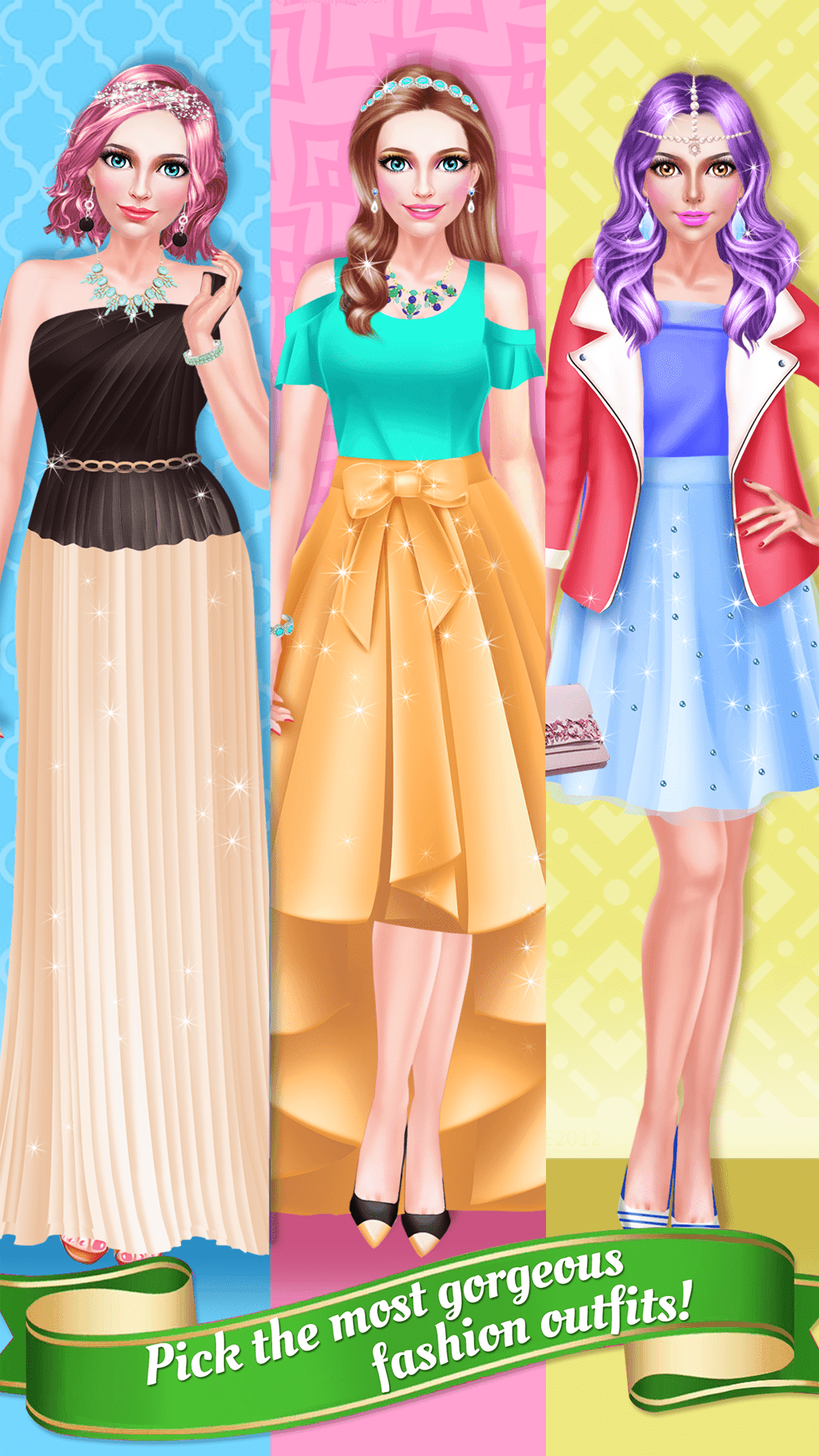 Hollywood Mom & Daughter Salon Game Screenshot