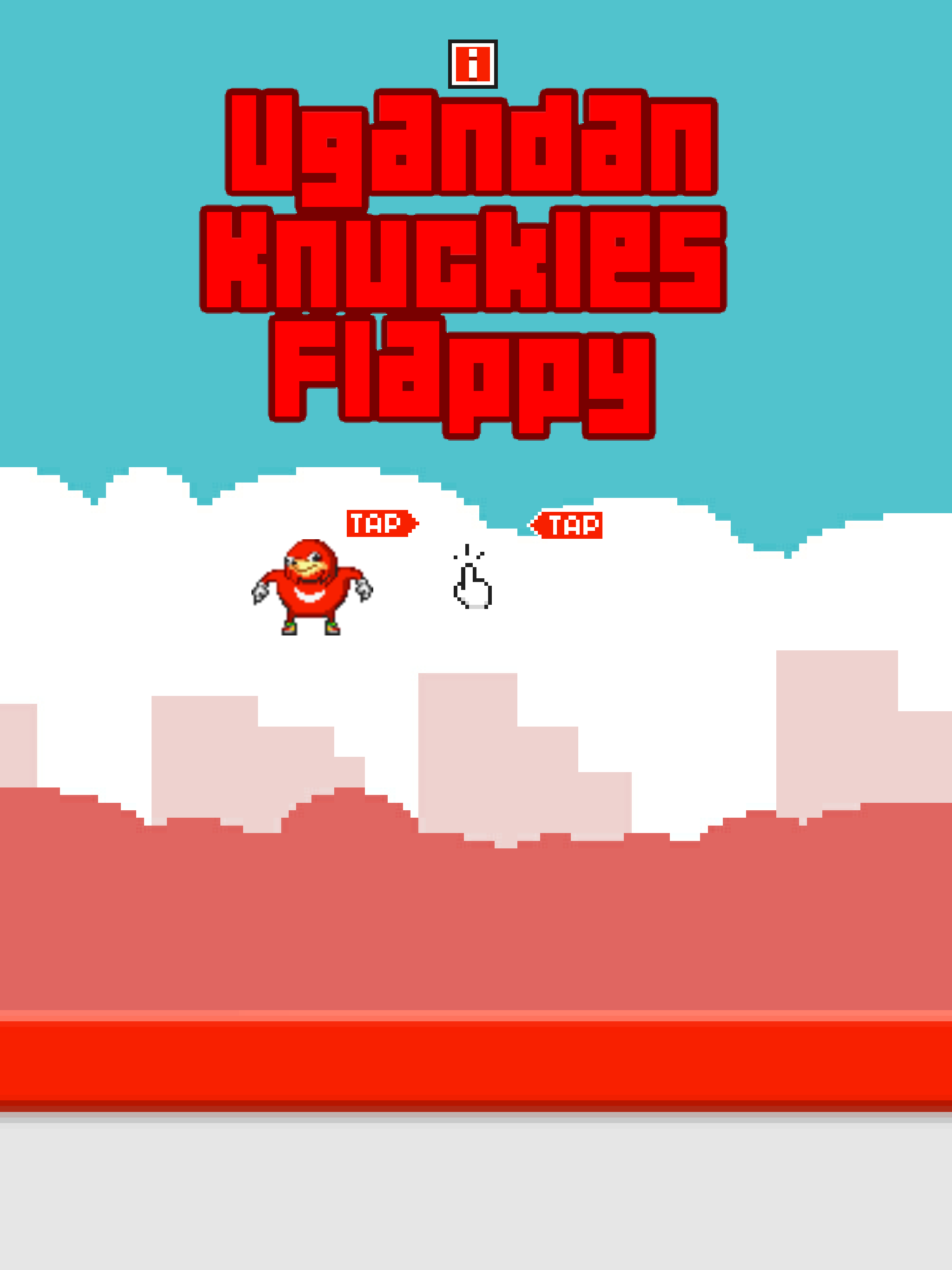 Screenshot of Flappy Ugandan Knuckles