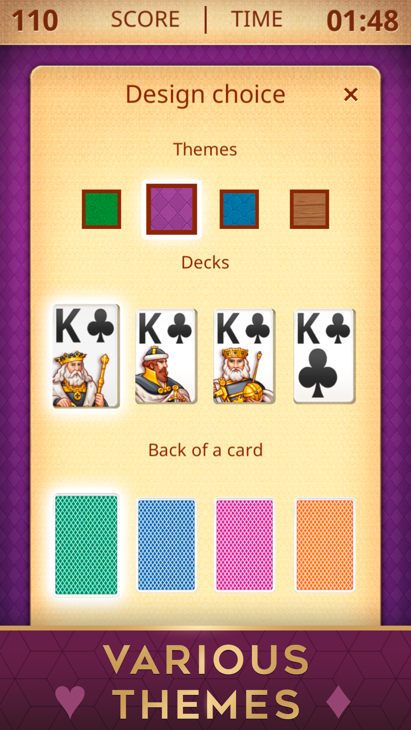 Old Solitaire screenshot game
