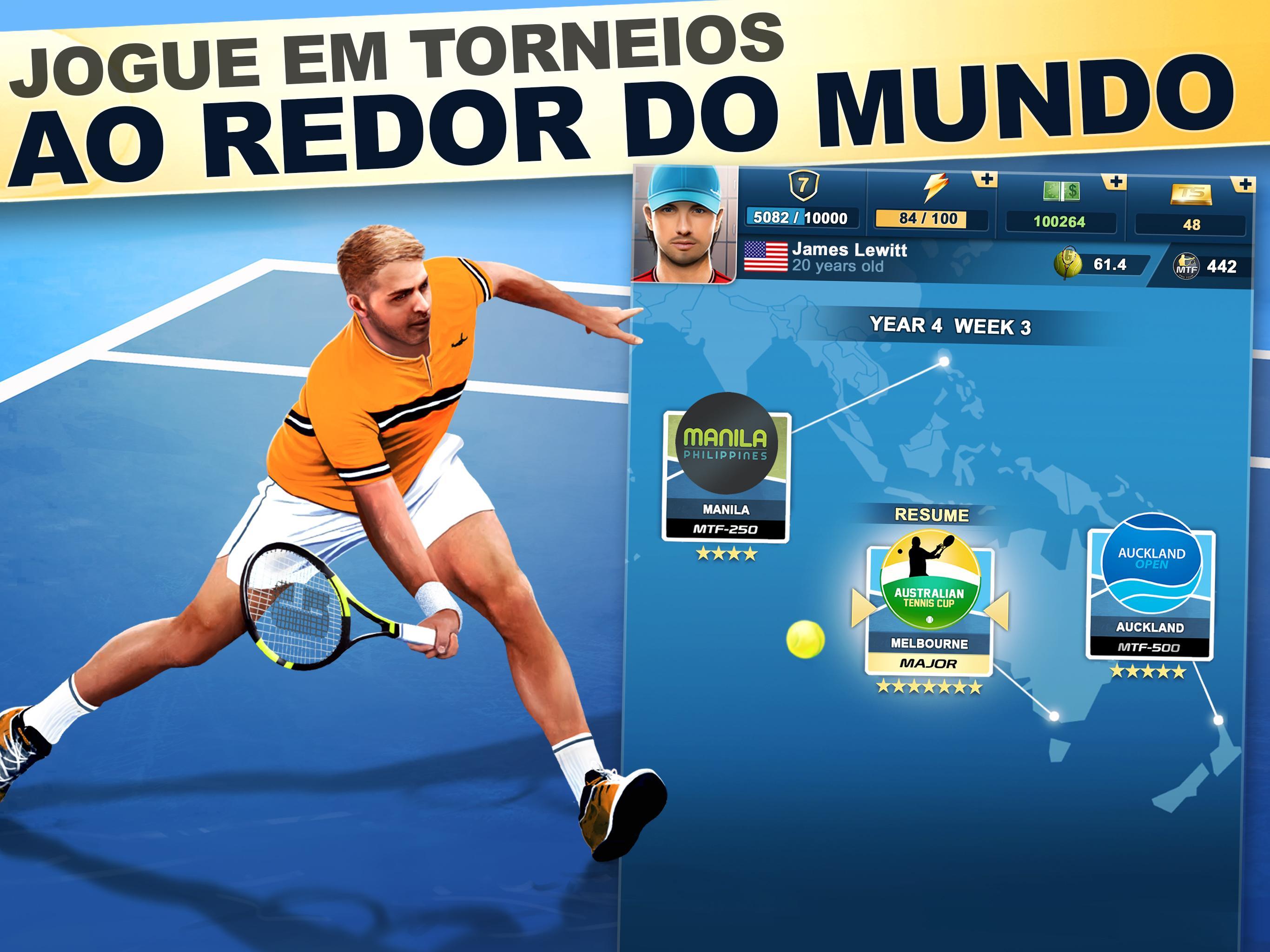 Captura de Tela do Jogo TOP SEED Tennis Manager 2026