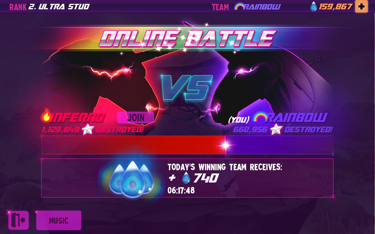 Robot Unicorn Attack 2 게임 스크린샷