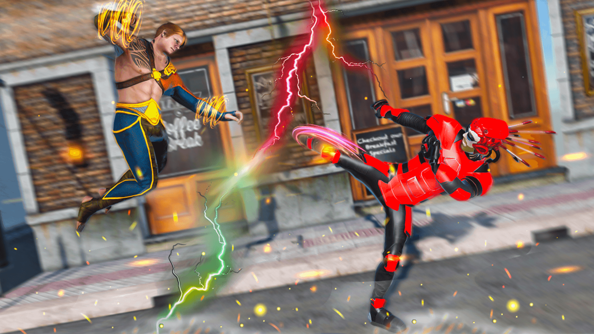 Street Superhero Fighting Game Game Screenshot