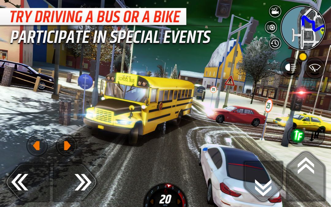 Car Driving School Simulator ภาพหน้าจอเกม