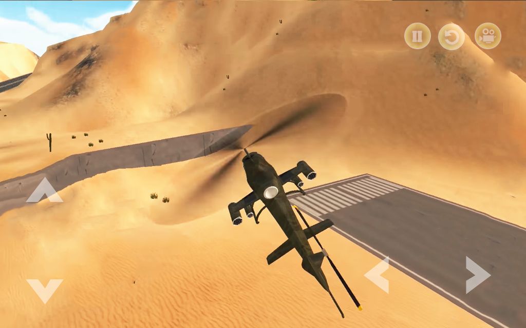 Screenshot of Army Helicopter Simulator : Gunship Attack Game 3D