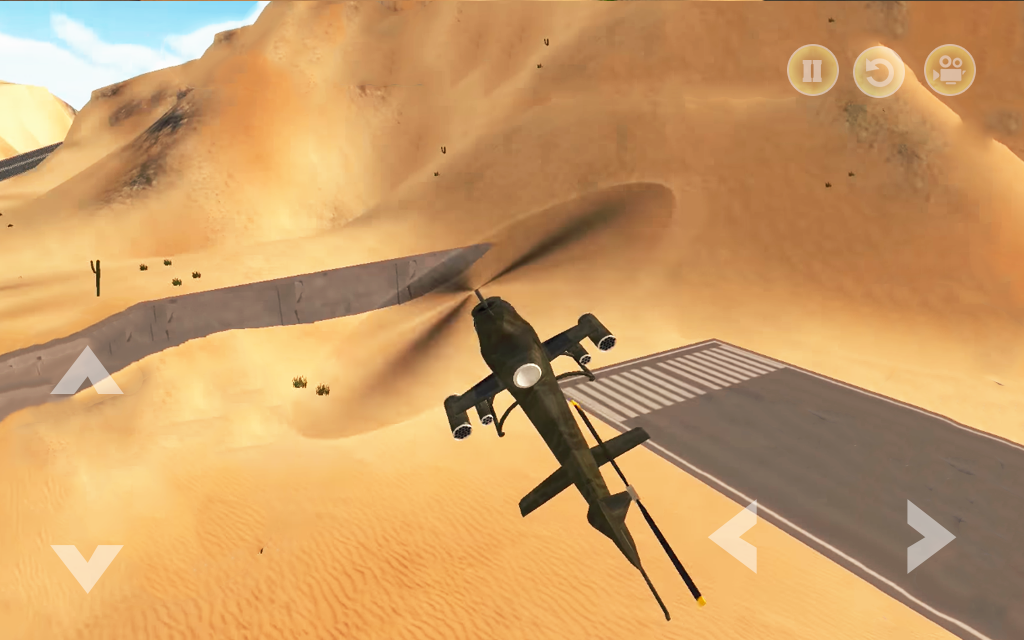 Army Helicopter Simulator : Gunship Attack Game 3D Game Screenshot