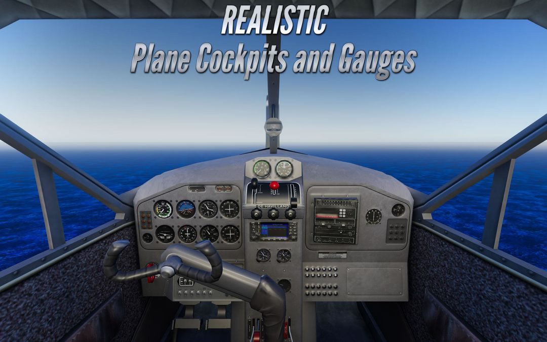 飛機飛行模擬器3D：飛機遊戲2019年遊戲截圖