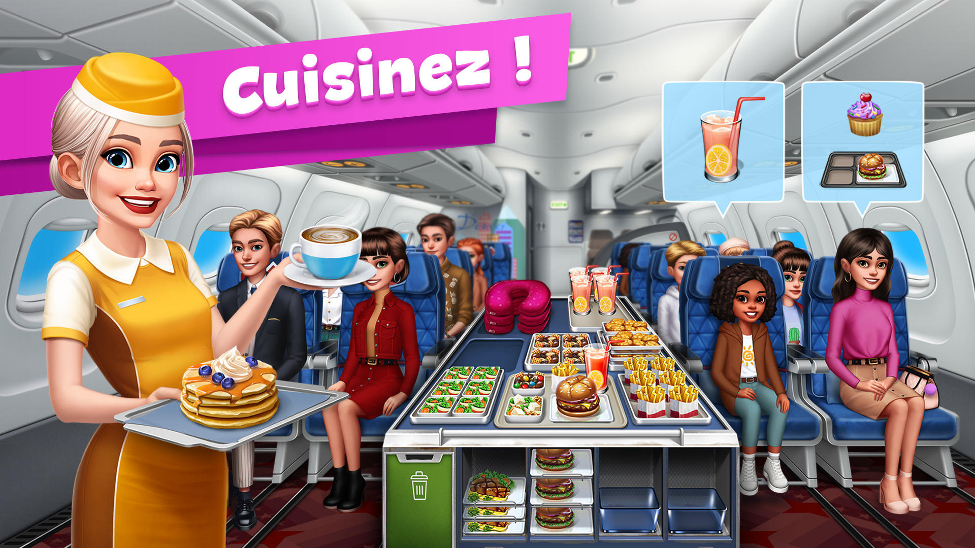 Screenshot 1 of Airplane Chefs: Jeu de Cuisine 9.1.1
