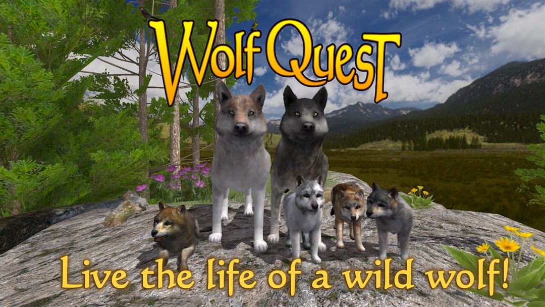 WolfQuest 게임 스크린 샷