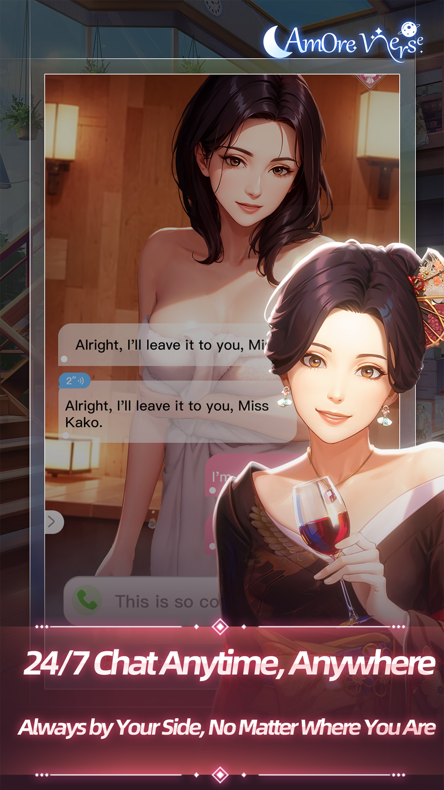 Screenshot of Amore Verse: 24/7AI Girlfriend