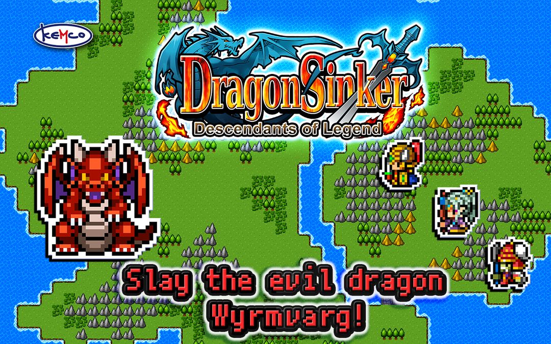 RPG Dragon Sinker ภาพหน้าจอเกม