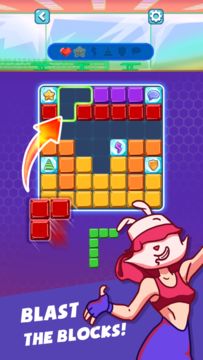 Boxbun Blast Block Adventure Game Screenshot