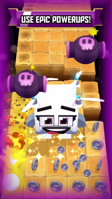 Cubiti Dash 'n' Dodge Game Screenshot