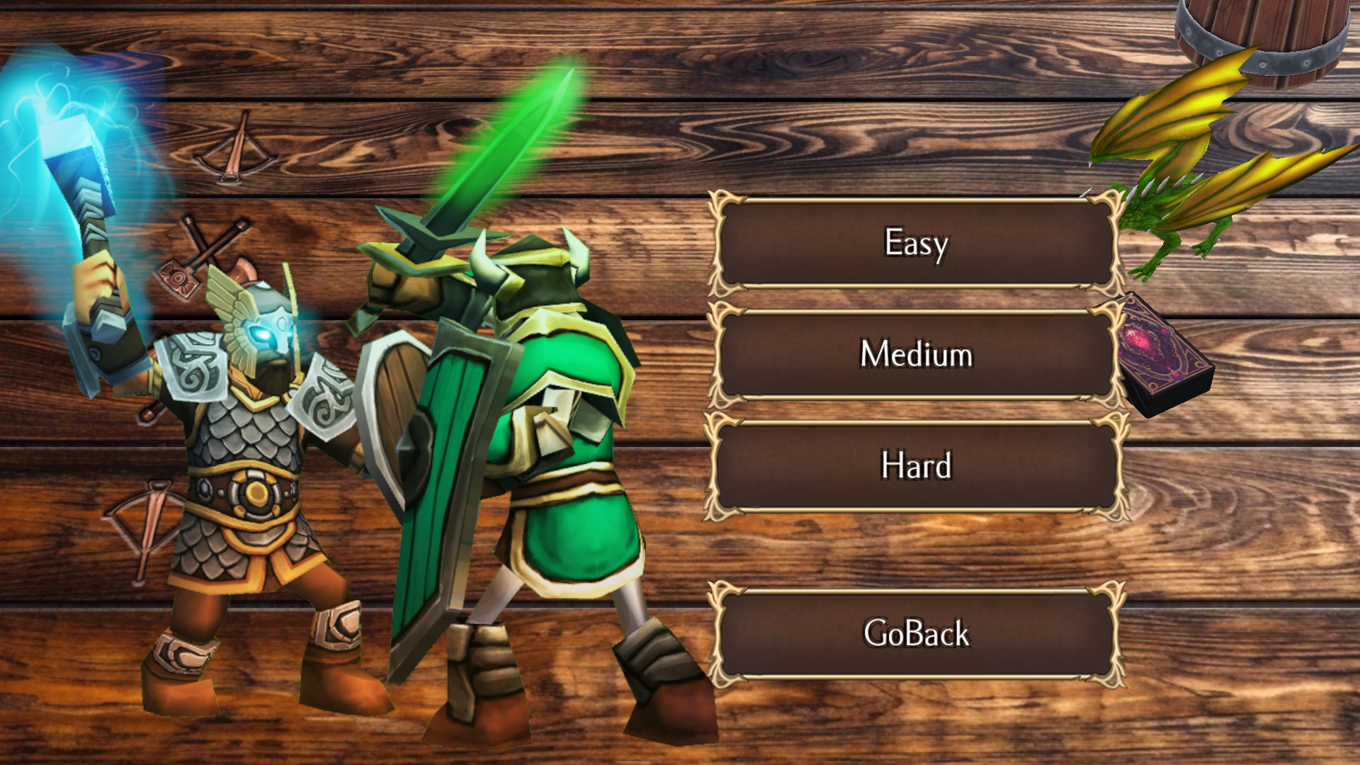 Mystic Tavern Card Battle Game Screenshot