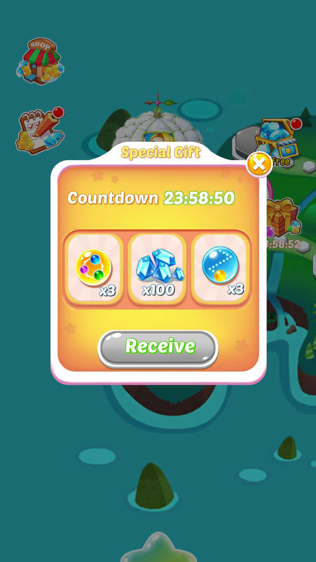 Bubble Shooter: Bubble 2 Game Screenshot