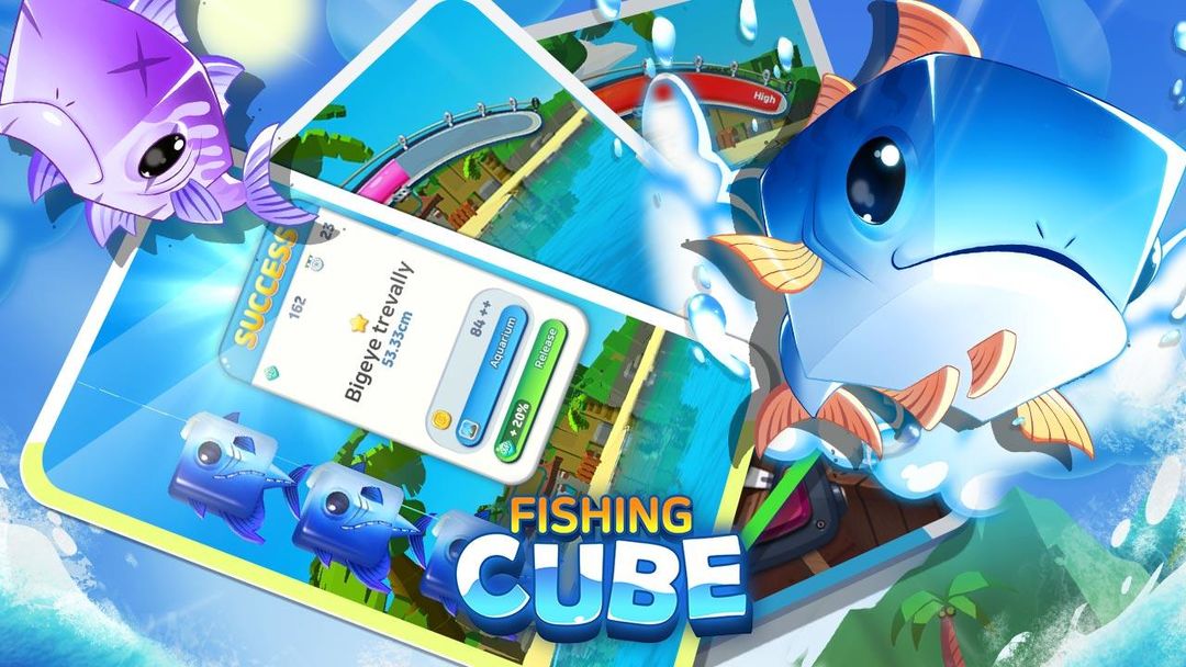 Fishing Cube ภาพหน้าจอเกม