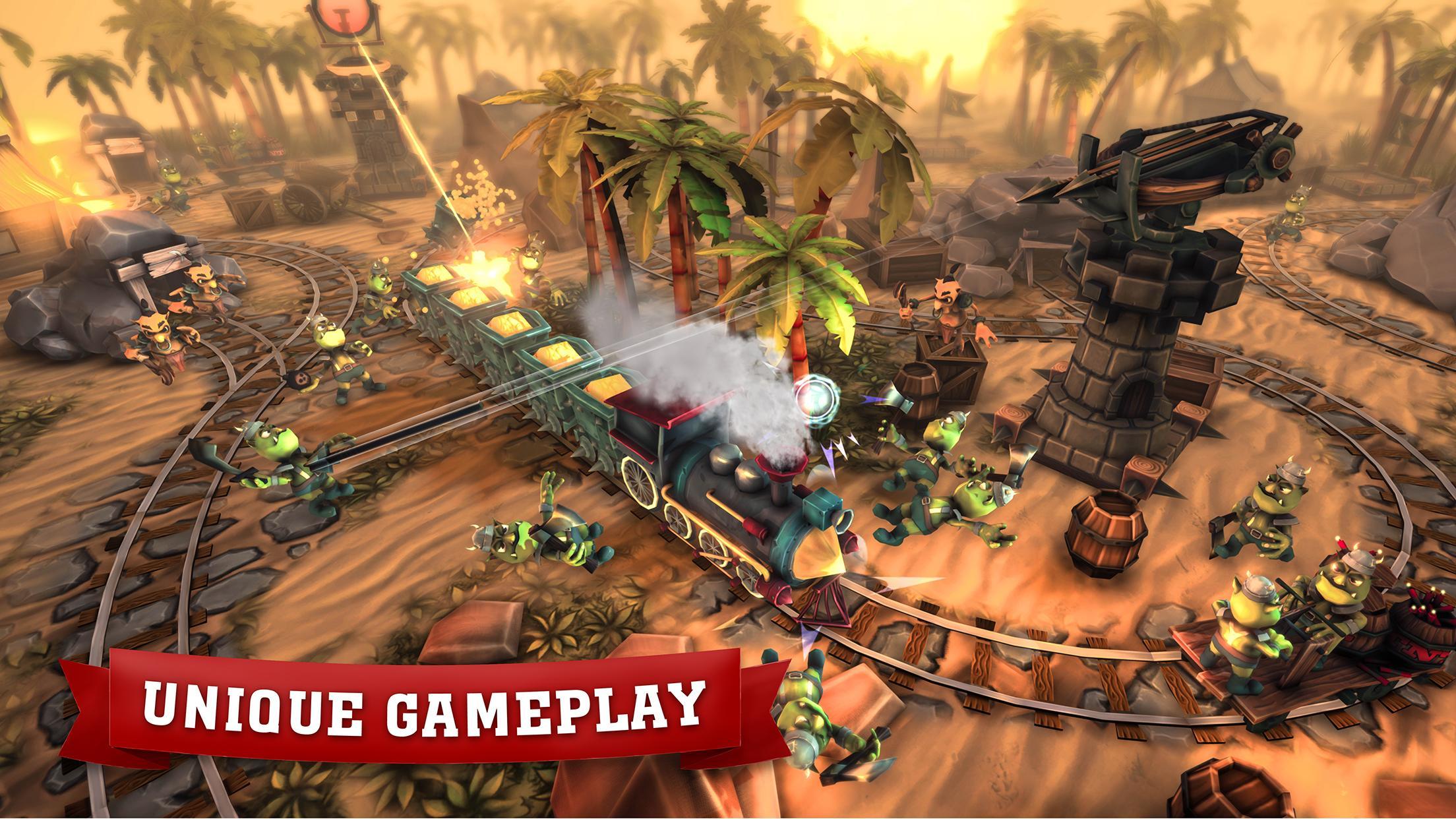 Train Tower Defense Game Screenshot