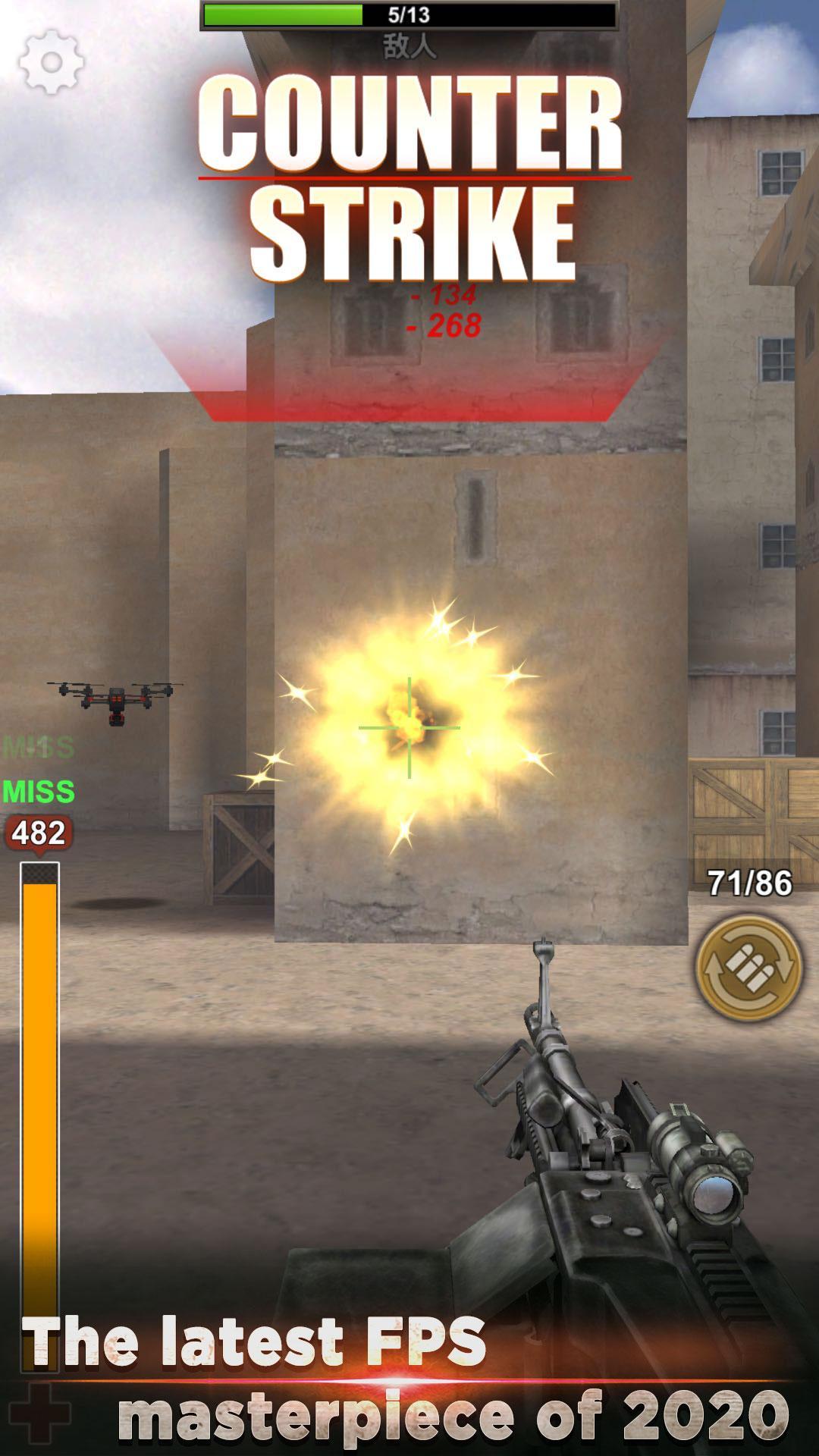 Screenshot 1 of Counter Strike Battle: Jogo FPS de tiro grátis 3D 1.0.51