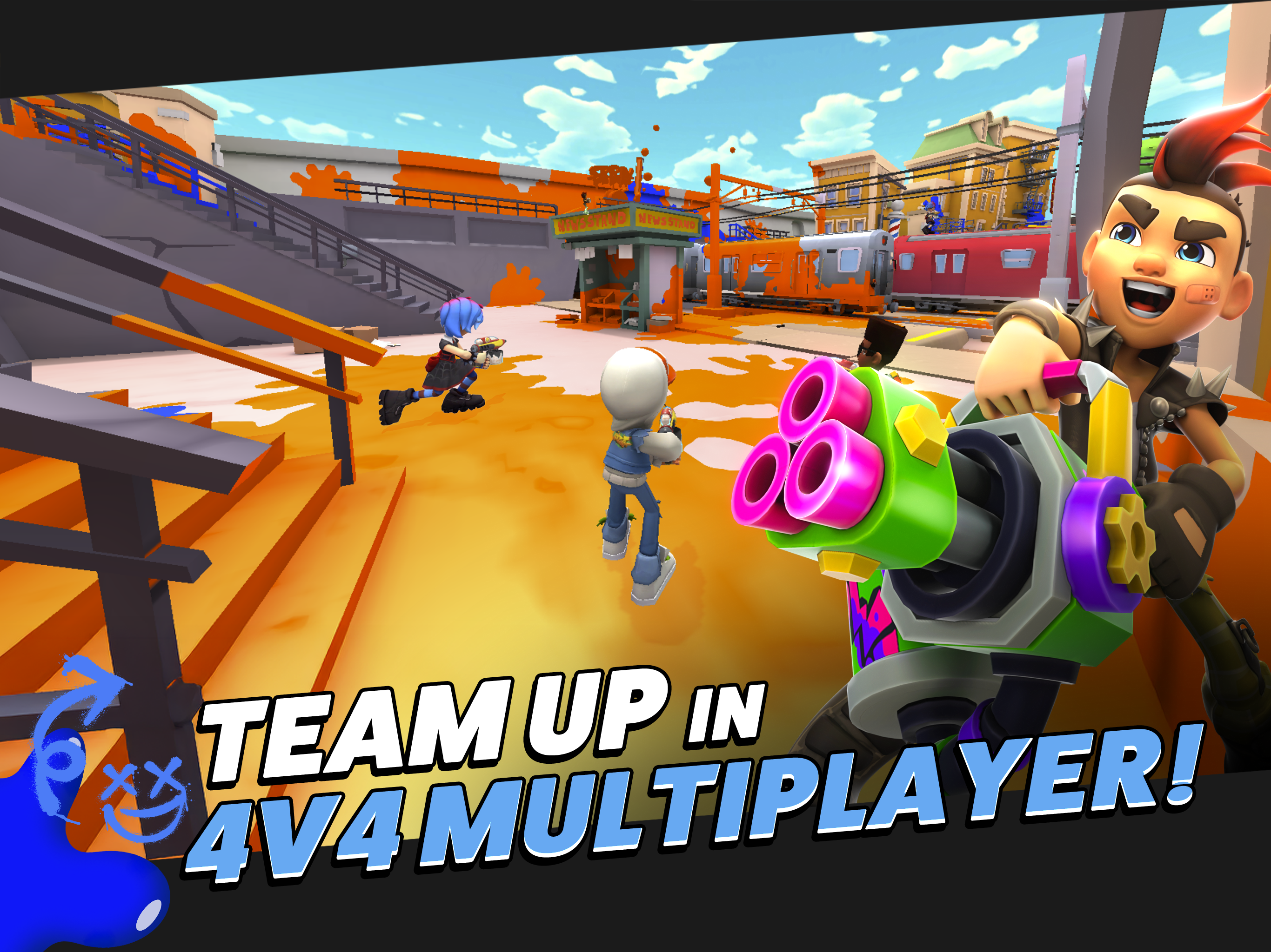 Paint Brawl Game Screenshot