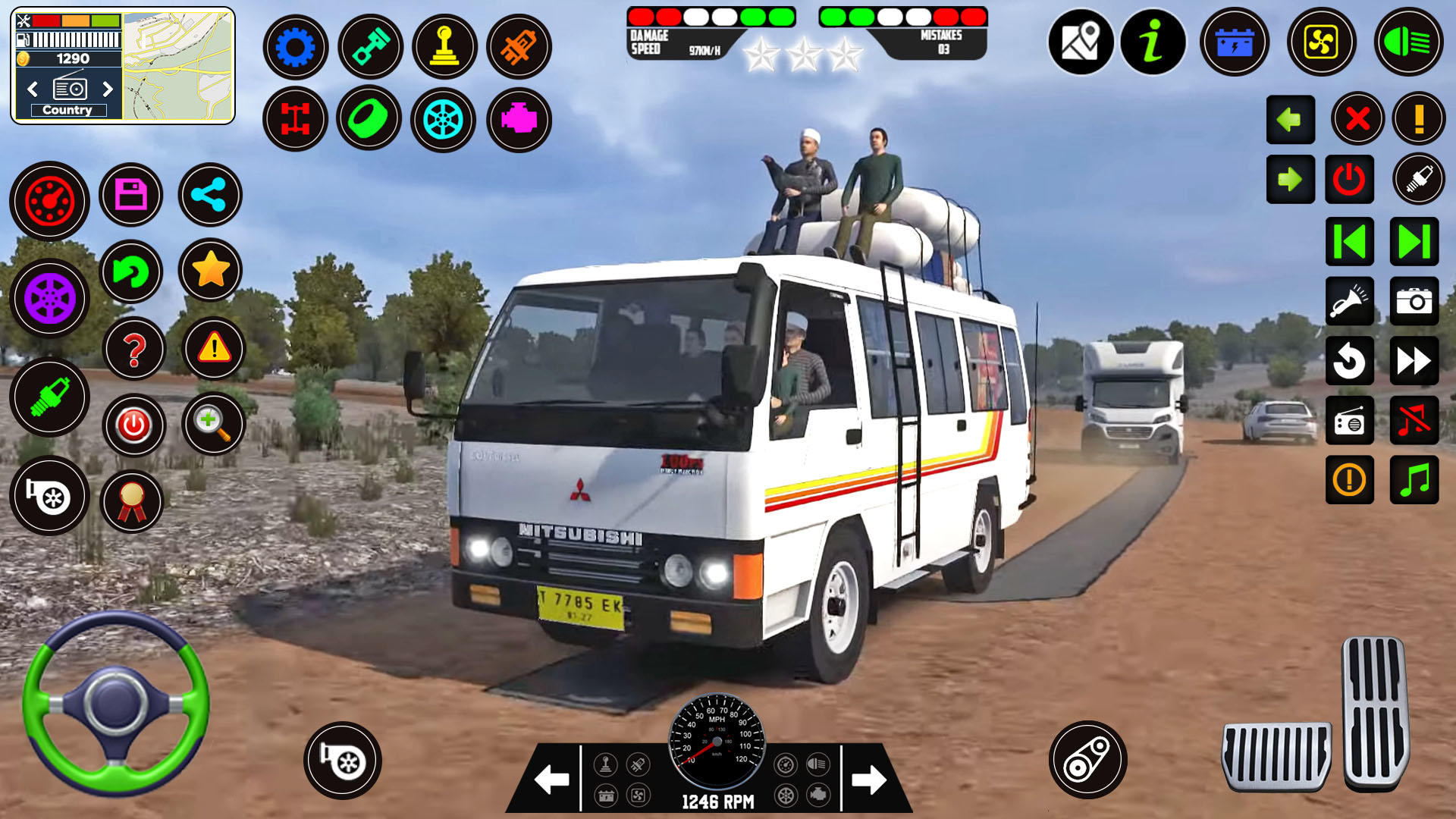 City Bus Coach Driving Games Game Screenshot