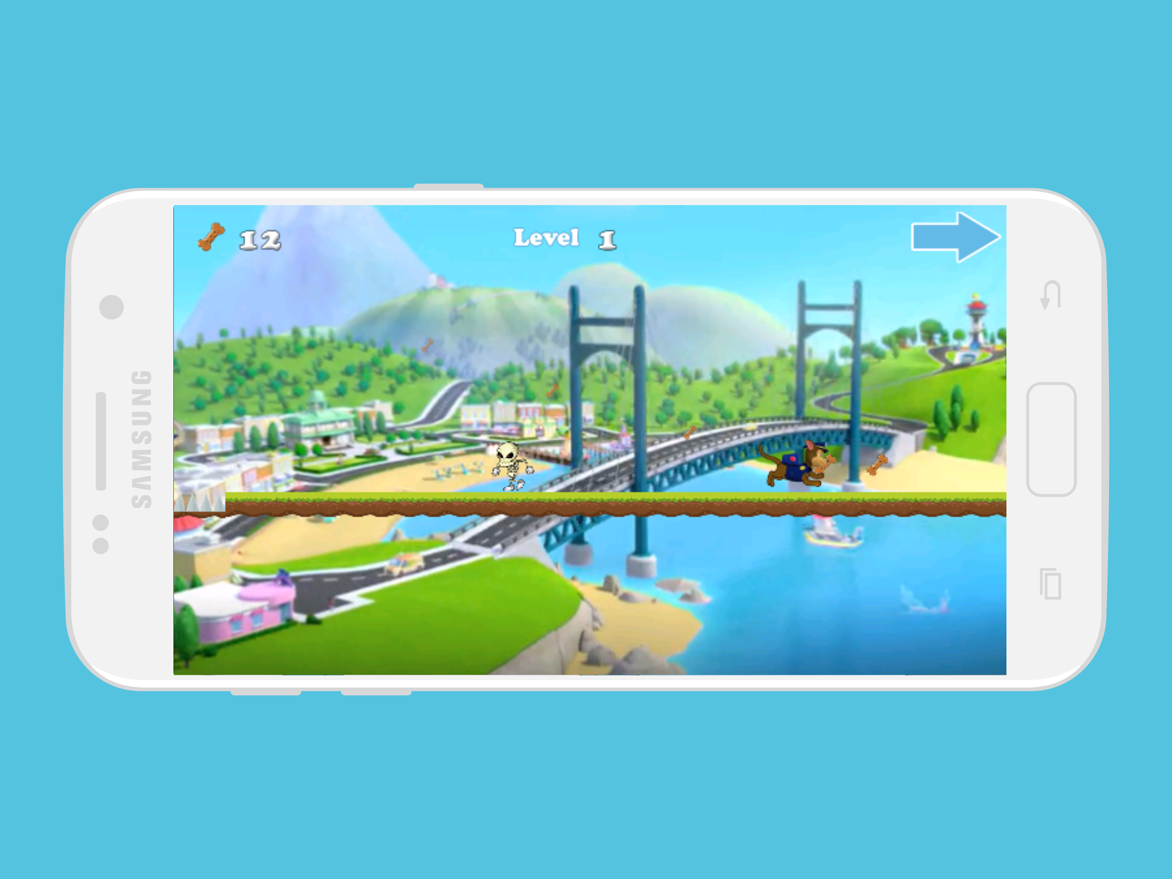 Captura de Tela do Jogo Pow Puppy Adventure: Patrol Mission