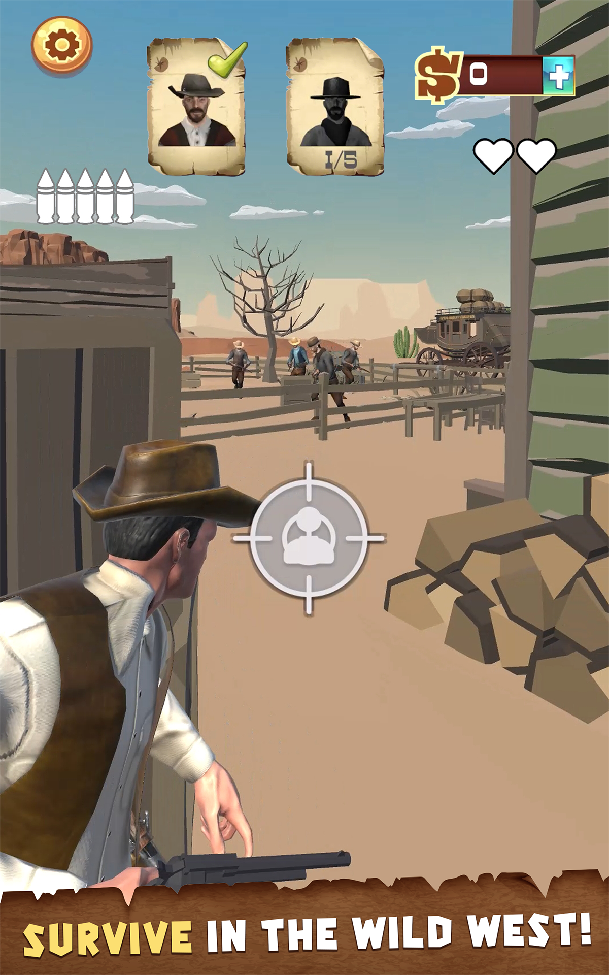 Wild West Cowboy Redemption 게임 스크린 샷