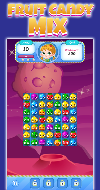 Fruit Candy Mix Game Screenshot