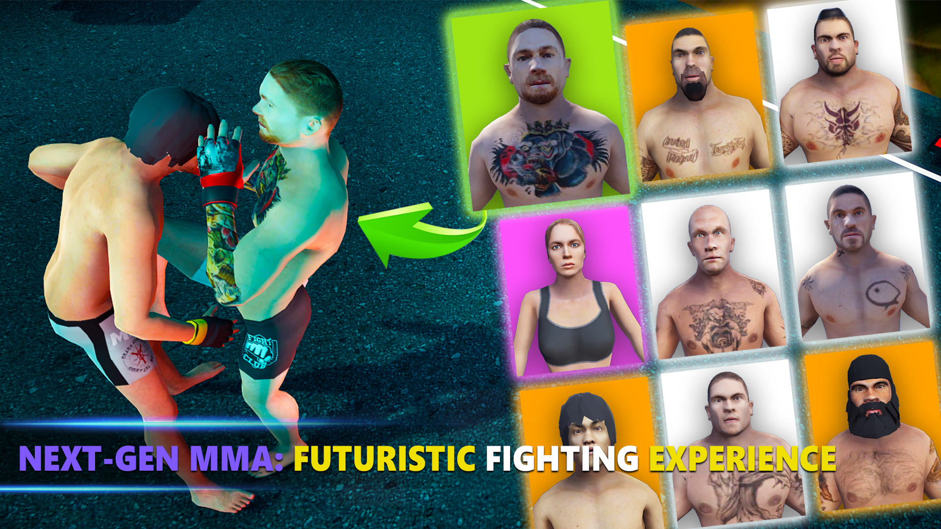 Nova Fight - 2050 MMA Game Screenshot