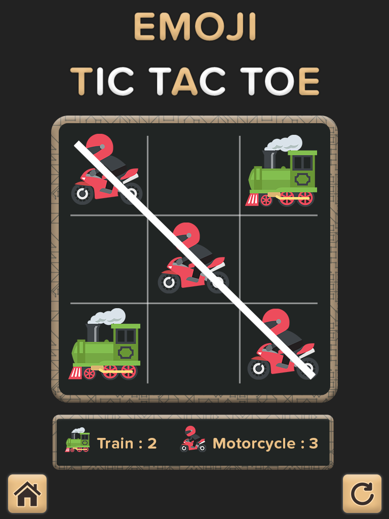 Screenshot of Tic tac toe Emoji