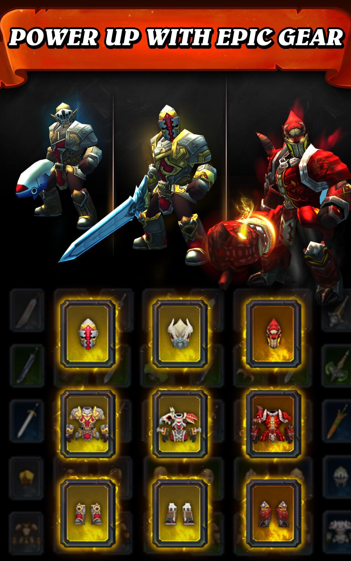 Cuplikan Layar Game Jump Warrior: Nonstop RPG