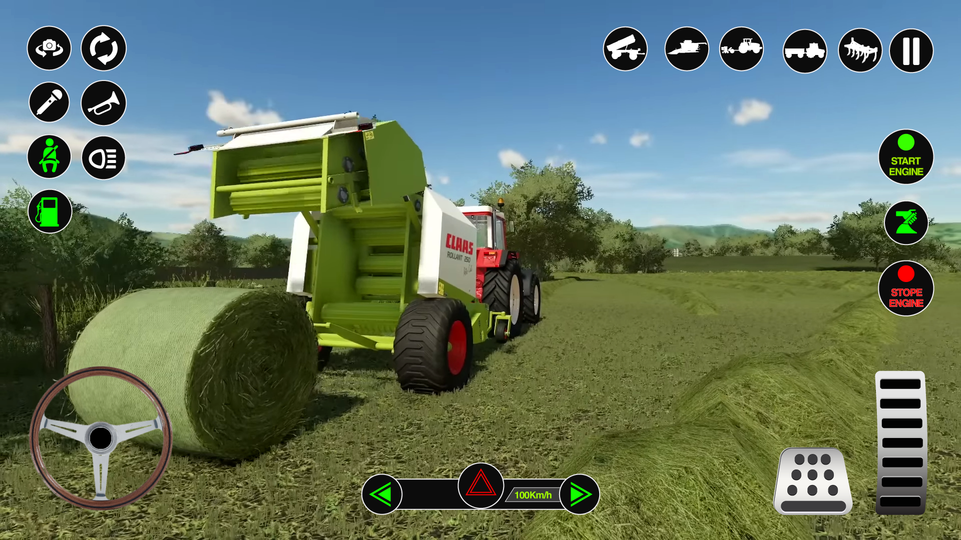 Screenshot of Farming Tractor Game Simulator